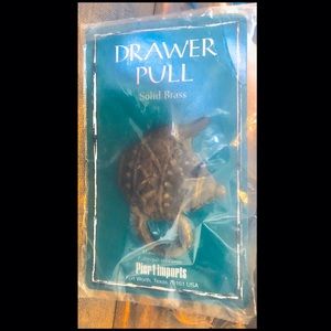 NWOT Brass Teapot Drawer Pull Handle (Pier One)